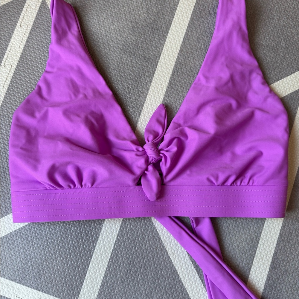 Wild isles swim Dottie tie top